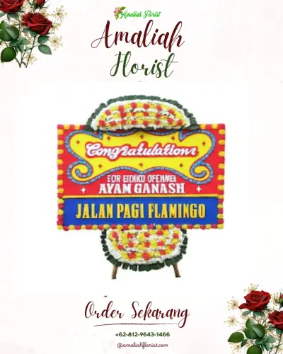 Bunga Papan Congratulation di Cokrodiningratan